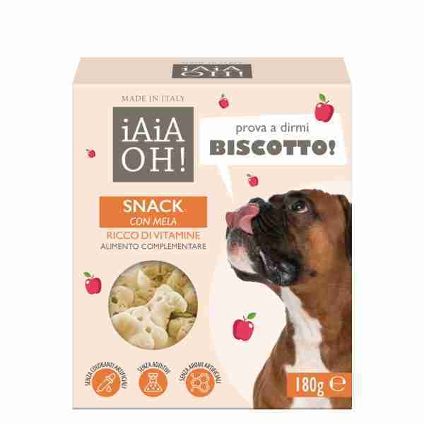 Biscotti snack alla mela per cani