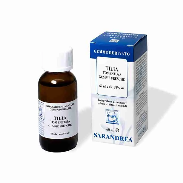 Tilia tomentosa TM Sarandrea, tintura madre di gemme fresche di tiglio, flacone da 50 ml