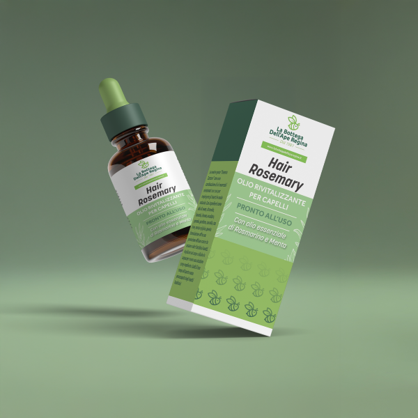 Olio Rivitalizzante per Capelli al Rosmarino - Biologico