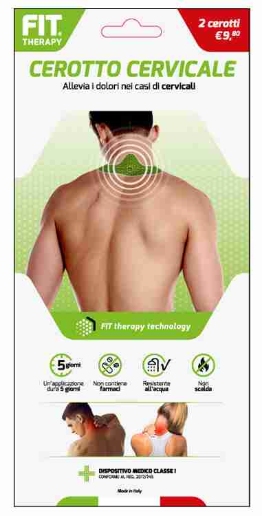 2 Cerotti Fit Cervicale – Sollievo Naturale per Dolori al Collo