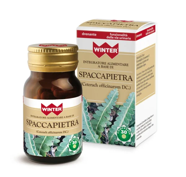 Integratore Spaccapietra 30 compresse per la funzionalità delle vie urinarie.