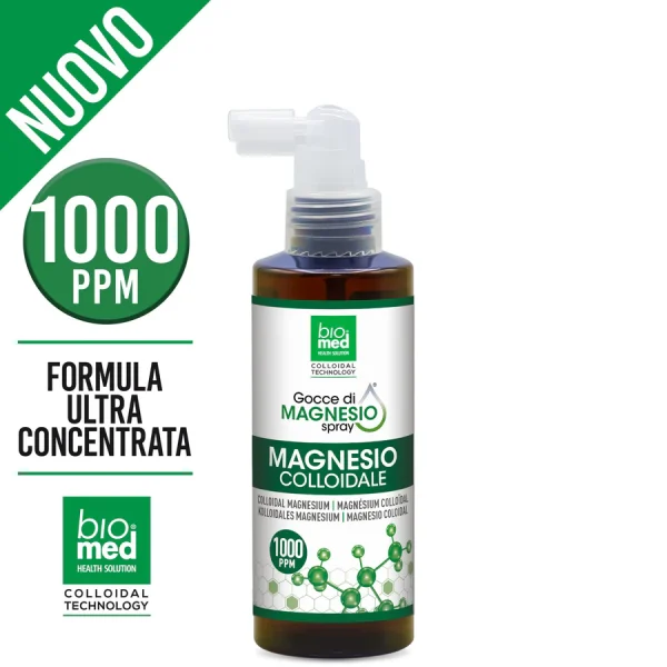 Magnesio Colloidale Spray Biomed 1100 ppm – Integratore Sublinguale
