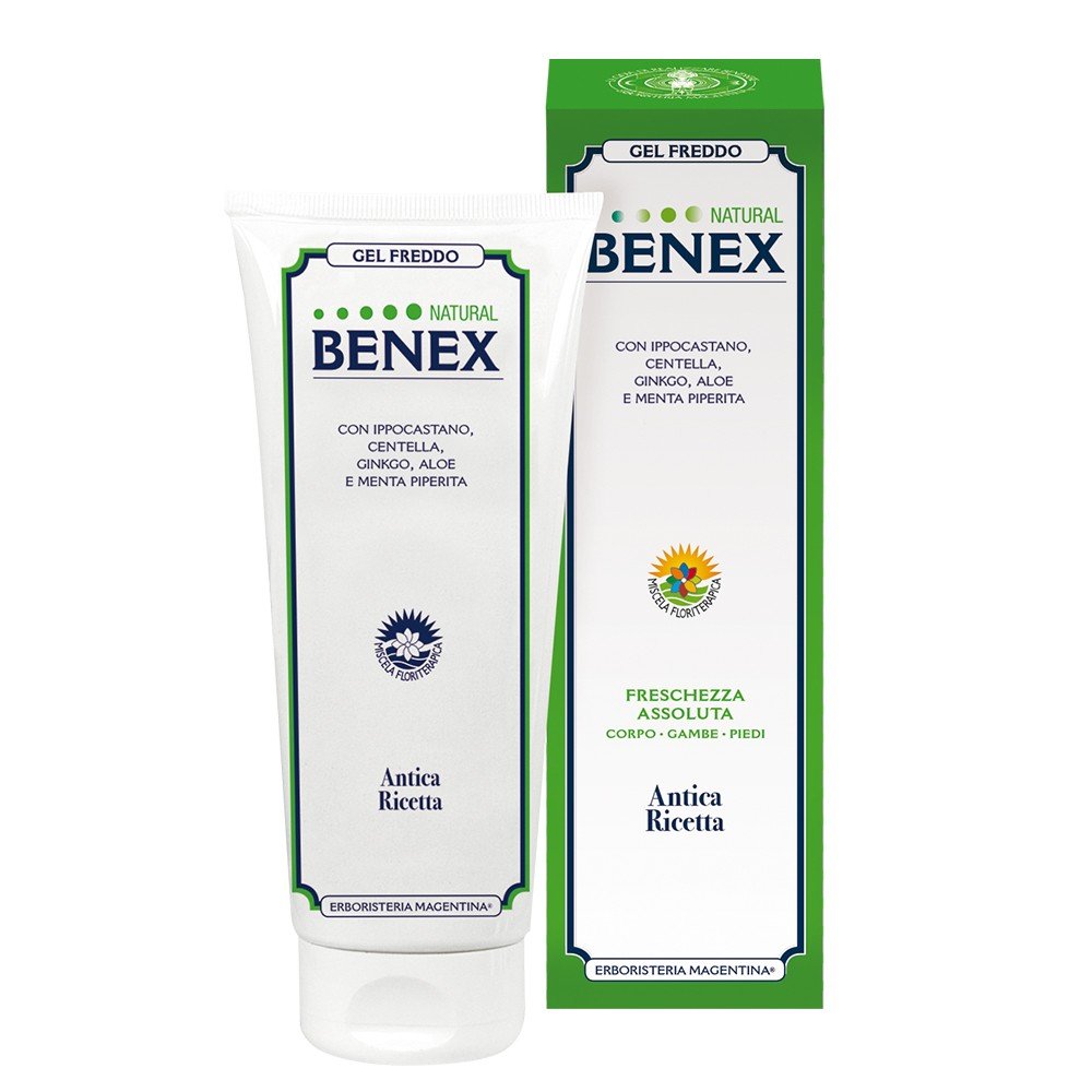 Gel freddo gambe Natural Benex 100 ml – effetto sollievo immediato