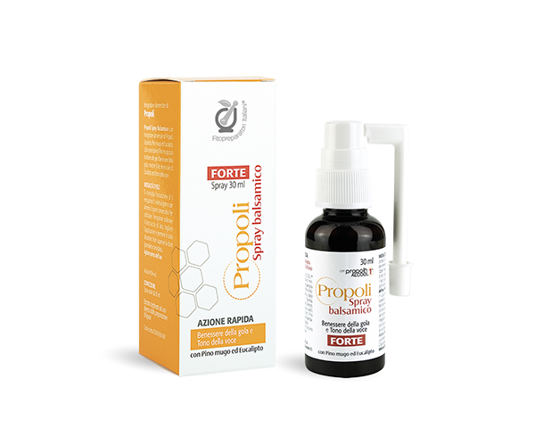 Propoli Spray Balsamico 45° 30 ml per gola e voce
