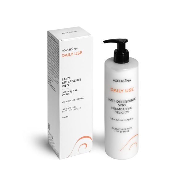 Flacone Aspersina Daily Use Latte Detergente Viso 400ml