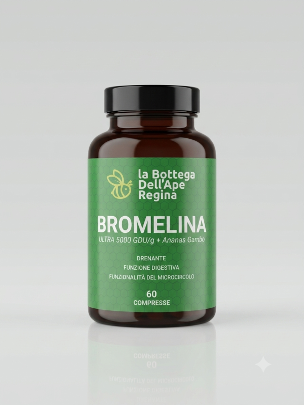 Integratore Bromelina naturale da gambo d'ananas